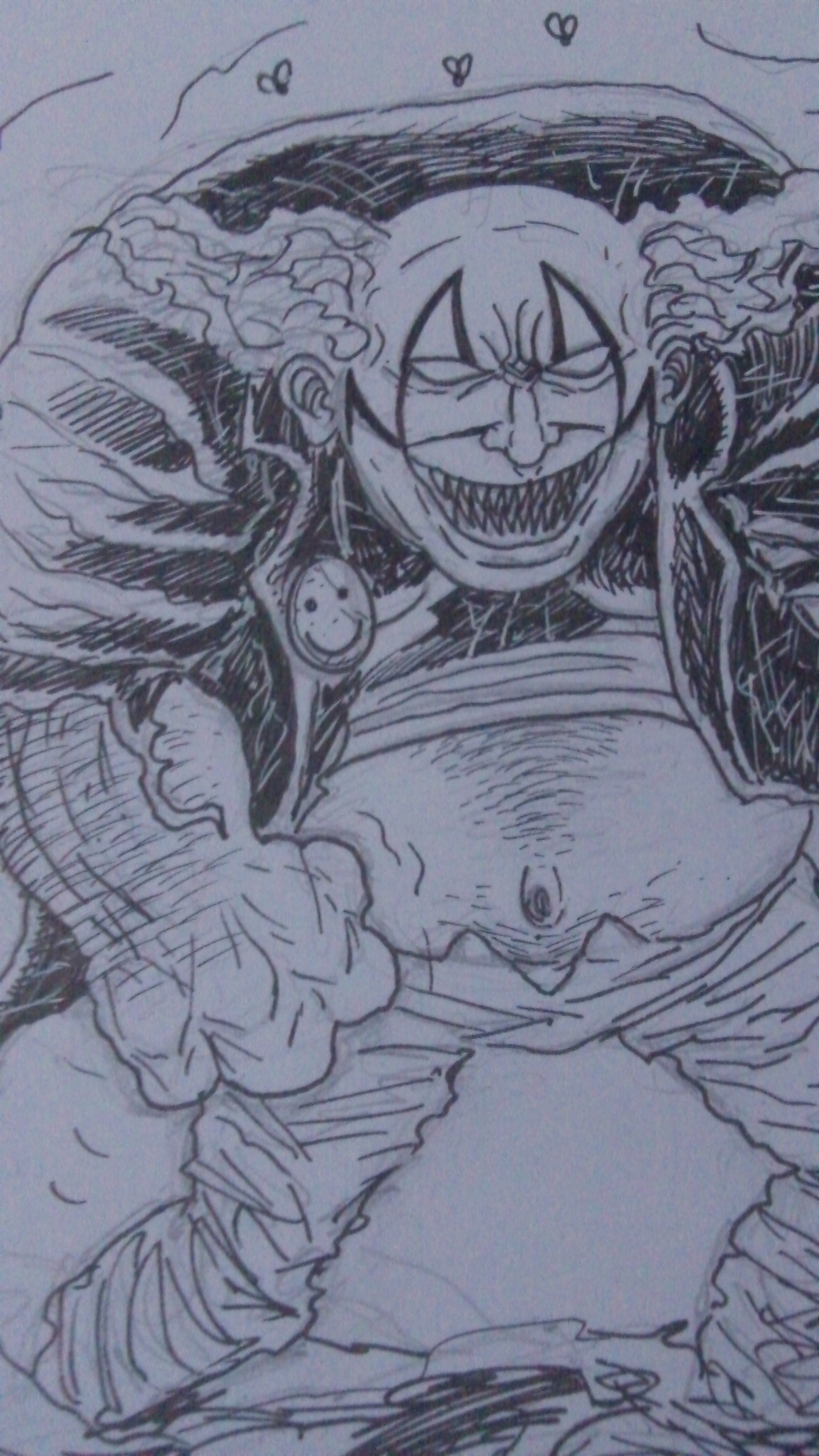 clown inked drawing.JPG