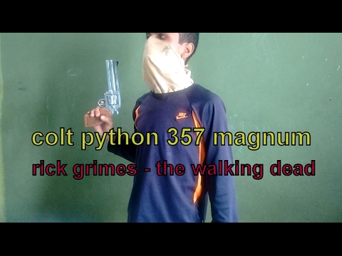 como fazer colt python 357 magnum (the walking dead) parte 1