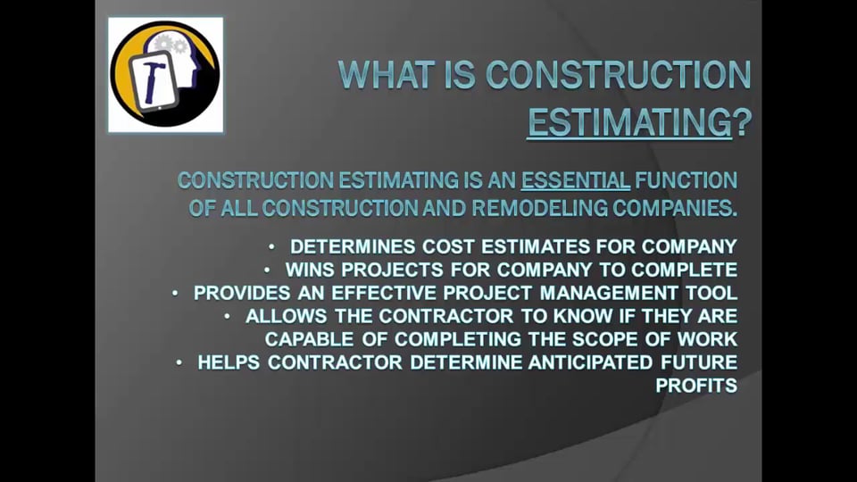 construction estimating 101 ch02-what is construction estimating