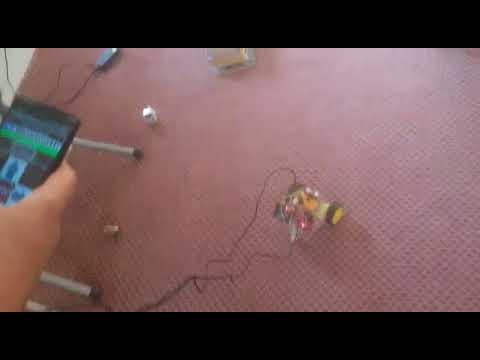 controlling robot using android phone