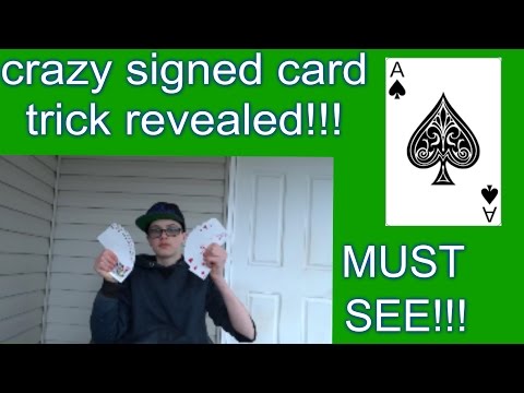 crazy signed card trick revealed!!! [MUST SEE]