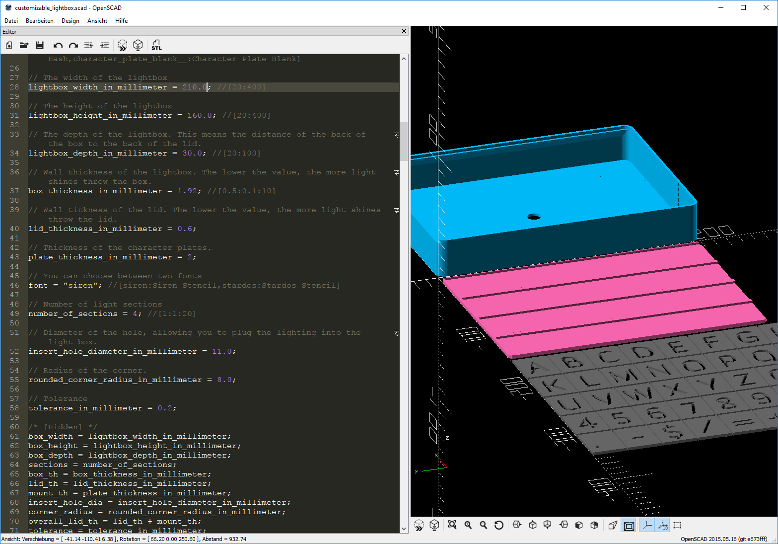 customizable_retro_lightbox_openscad.PNG