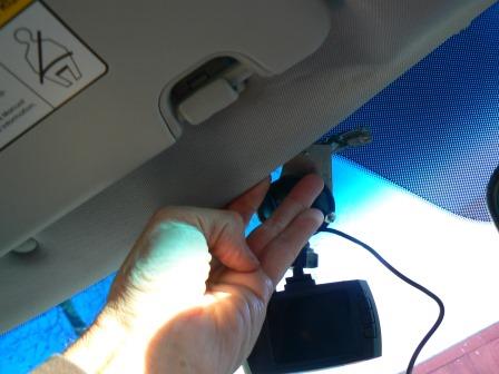 dash cam mount install under headliner lip dupe.JPG