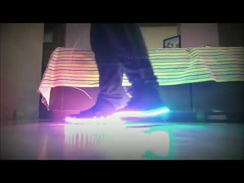 diy RGB led fireblinks shoes