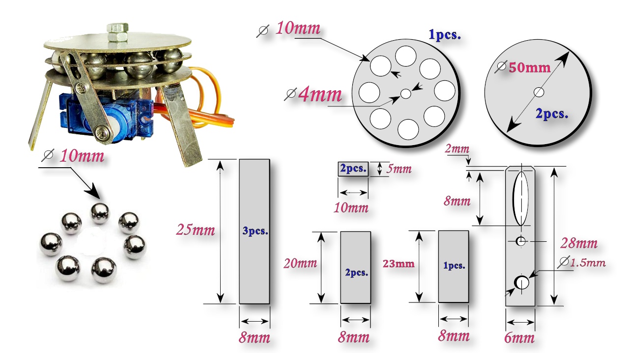 drawing of a rotary chassis for of the robot.jpg