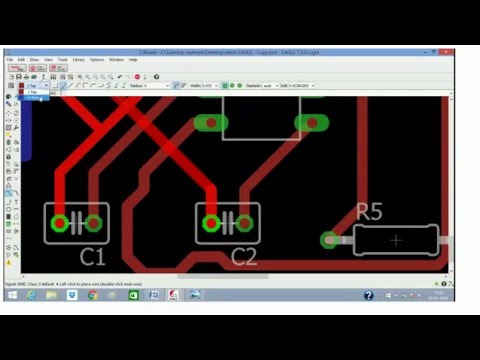 eagle tutorial:how to design a single layer PCB.