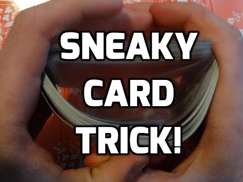 extreamly sneaky magic card trick for beginners! almost completely self working! #cardtricktutorials