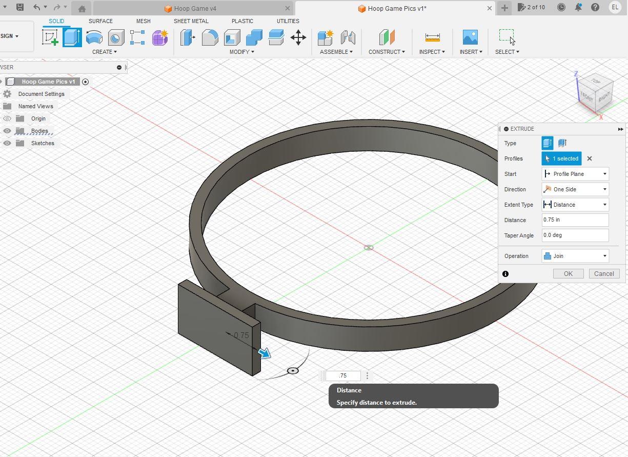 extrude rectangle handle length 1.JPG