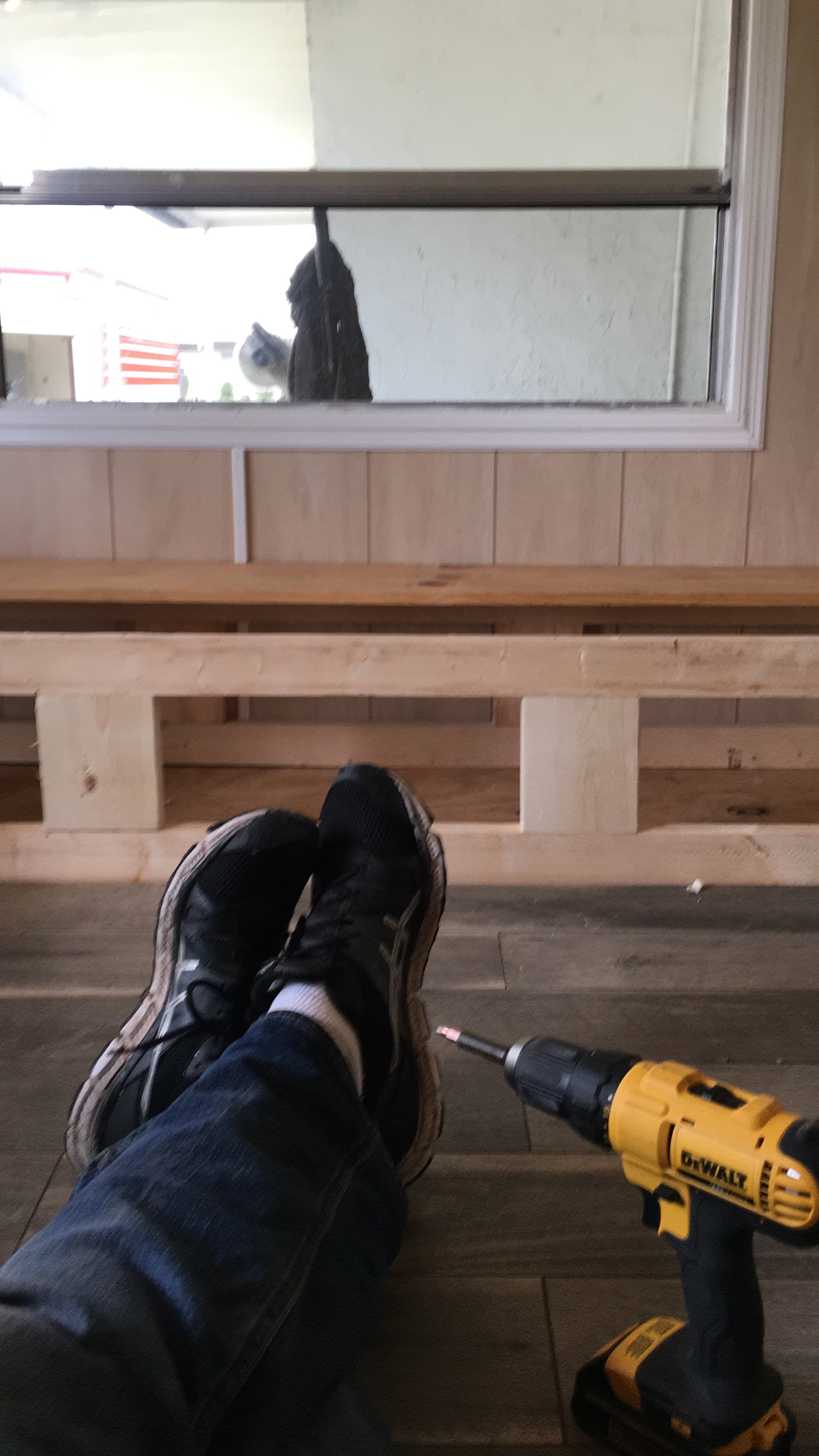 flooring chilling with my feet up.JPG