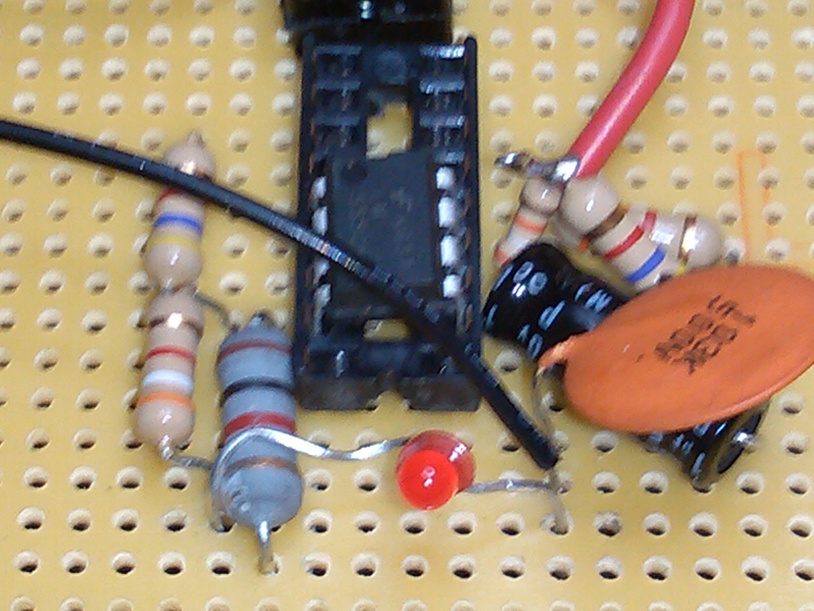 front partial componets. temp led. wires to batt.missing a couple wires.jpg