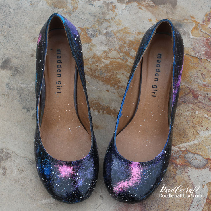 galaxy shoes painted upcycle upcycled diy sci-fi nebula cosmos kosmos stars aurora (1).JPG