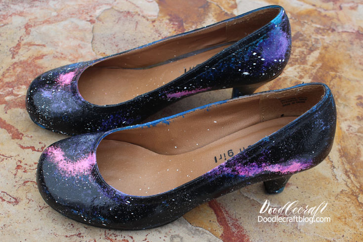 galaxy shoes painted upcycle upcycled diy sci-fi nebula cosmos kosmos stars aurora (2).JPG