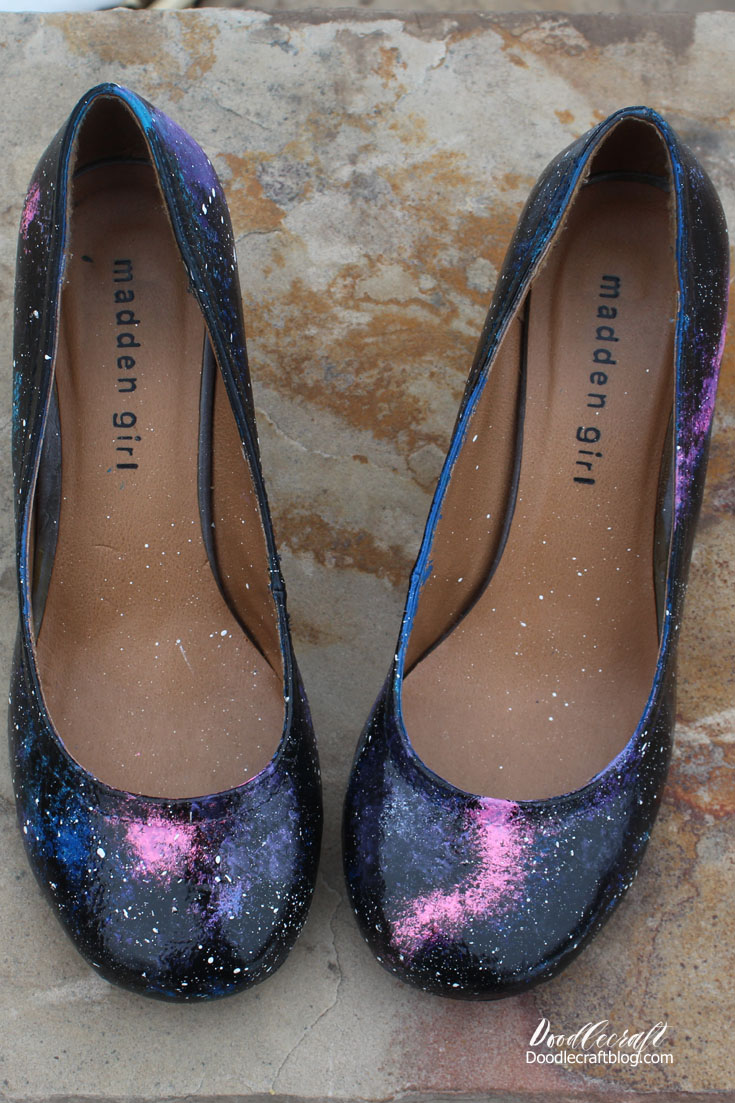 galaxy shoes painted upcycle upcycled diy sci-fi nebula cosmos kosmos stars aurora (3).JPG