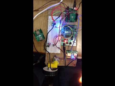 gas leakage detector n fire sensor built on bolt