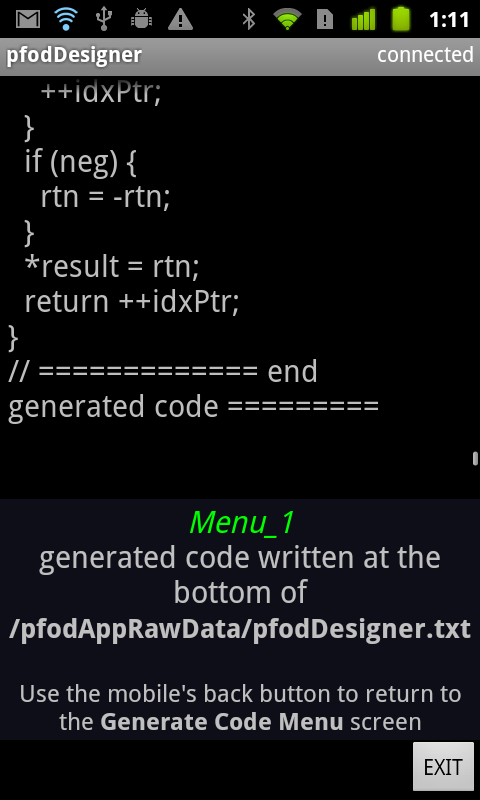 generatedCodeScreen.png