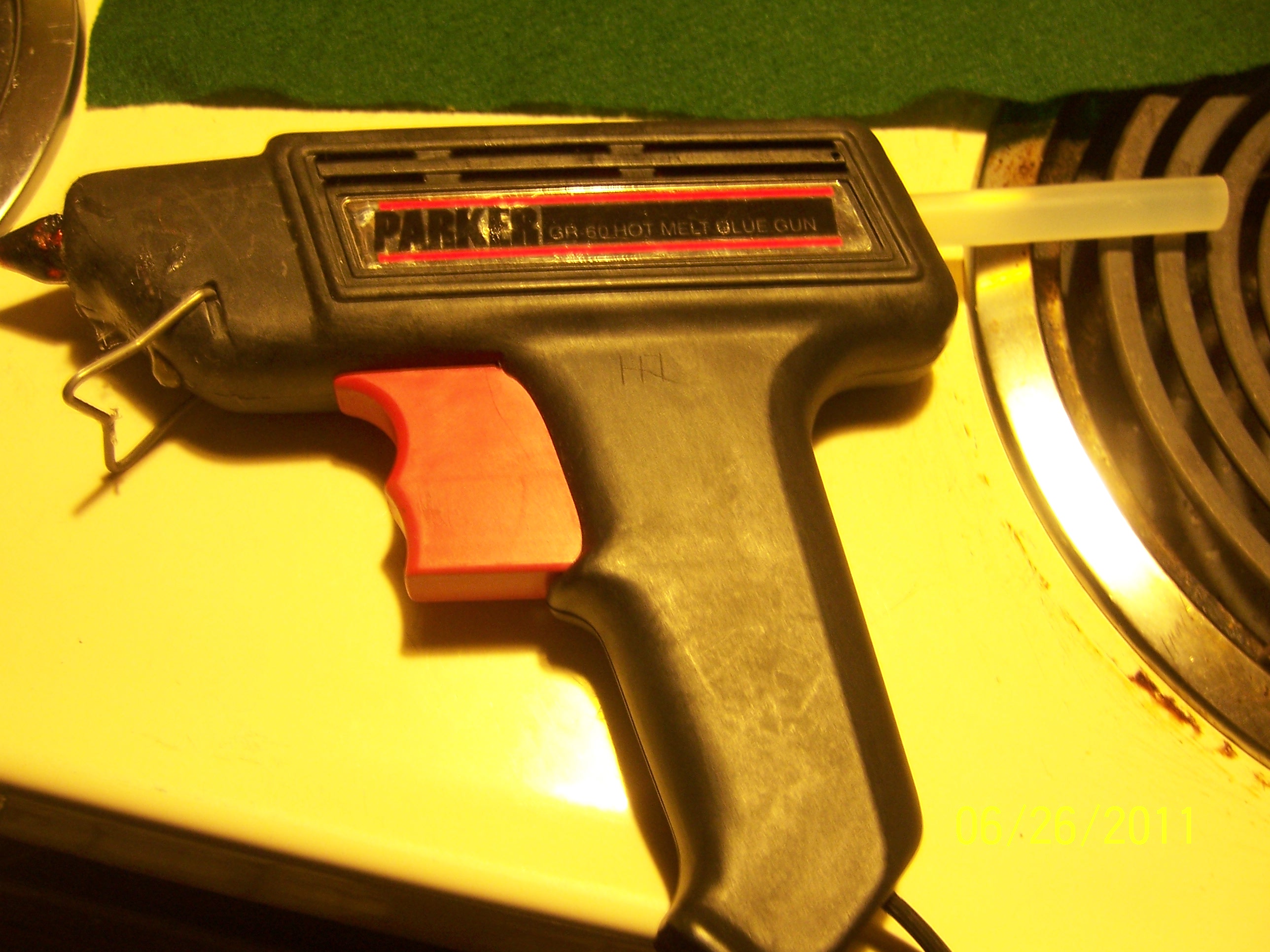 heating up glue gun.JPG