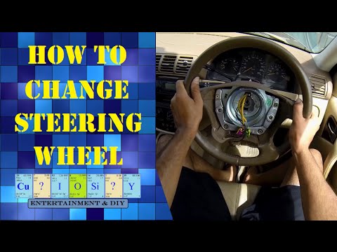 how to change car steering wheel