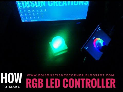 how to controll rgb led with android smart phone (remotexy)