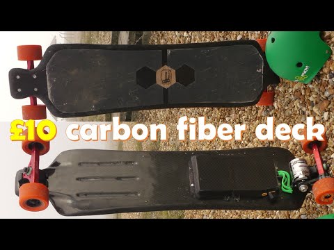 how to make a longboard &amp;pound;10 shelf + carbon fiber and template deck