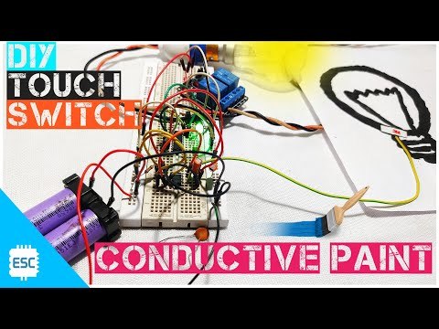 how to make conductive paint | control home appliances with touch | DIY