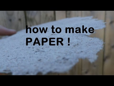 how to make paper - learn the SECRET !