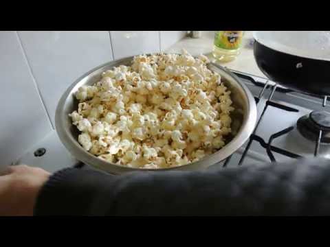 how to make popcorn on pan real fast