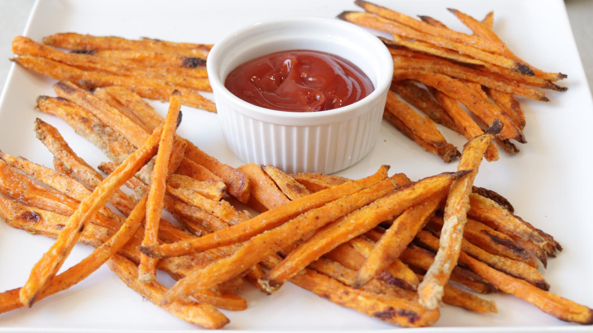 how to make sweet potato fries | Easy Baked Sweet Potato Fries Recipe 3.jpg