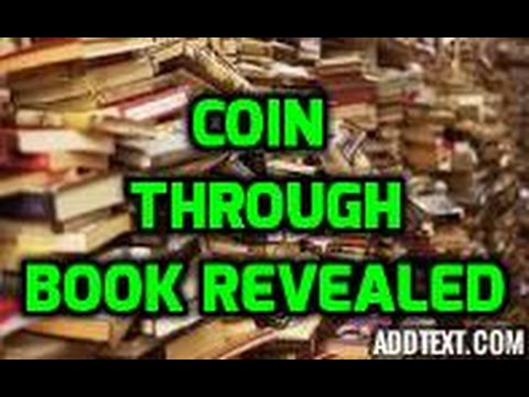 how to penetrate a coin through a book! magic coin tricks revealed! #howtodocrazymagictricks