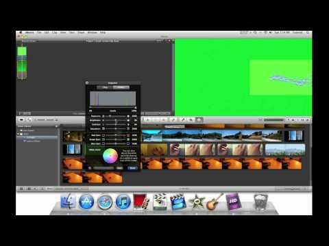 iMovie 11 Special Effects - Repostioning a Green Screen Clip