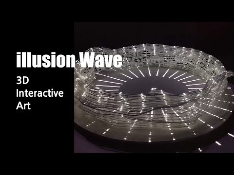 illusion Wave INTERACTIVE LIGHT ART