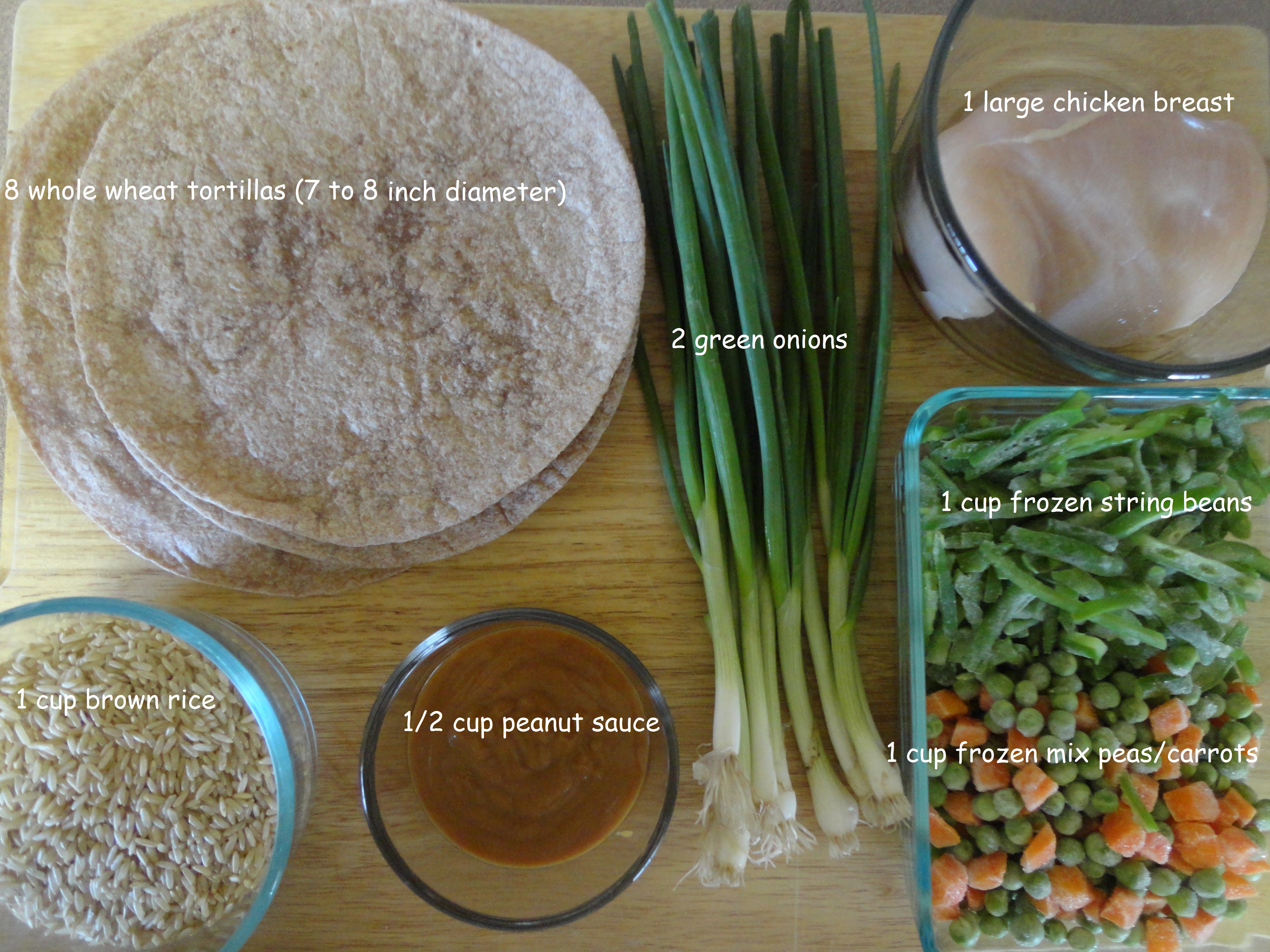 ingredients for Oriental Chicken Wraps.JPG