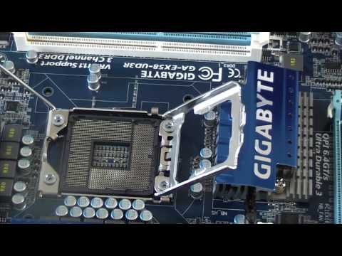 installing intel core i7 processor to gigabyte motherboard