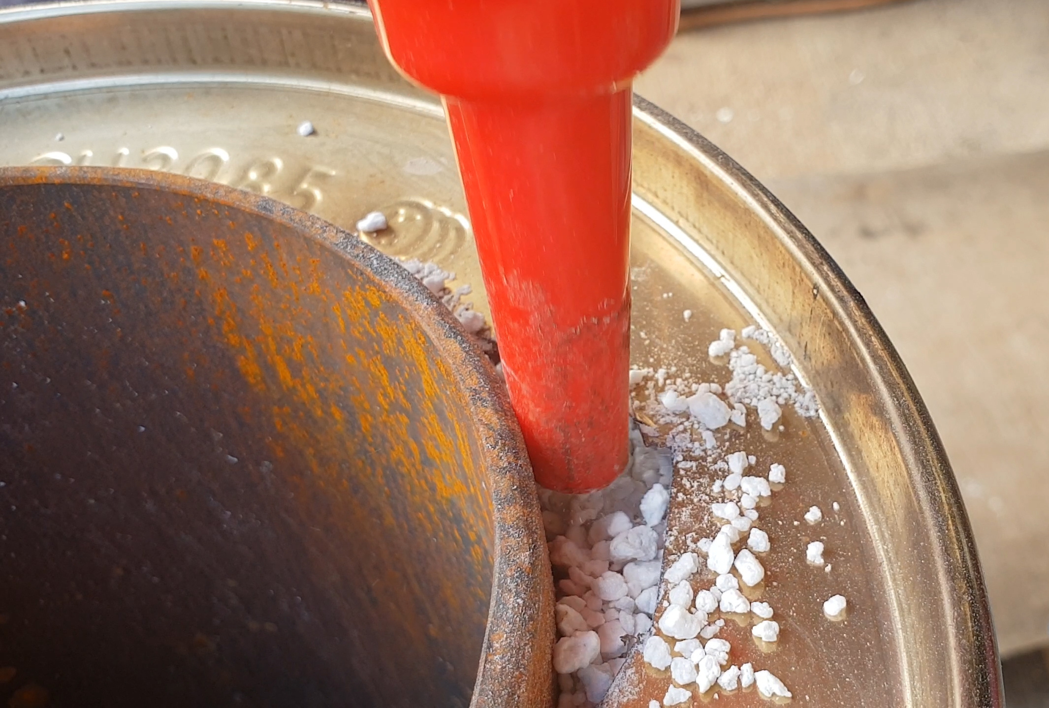 insulated riser for the rocket stove.jpg