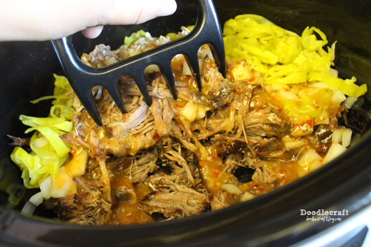 italian beef pepperocini zesty sandwiches bbq crock pot slow cooker shredded meat  (7).JPG