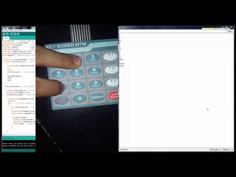 keypad with arduino (withoust using keypad library) Tutorial1