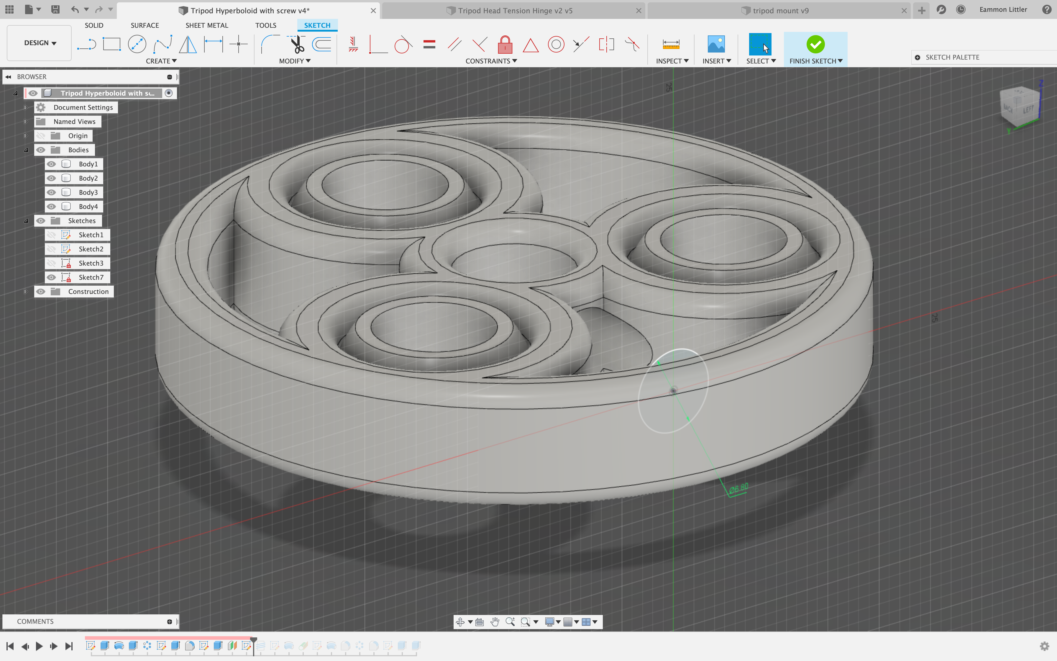 larger hole cut for hex screw smooth.png