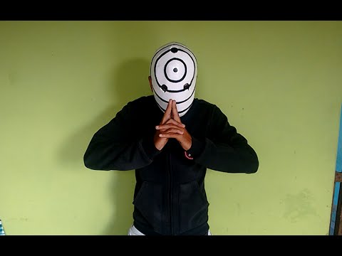 m&amp;aacute;scara de guerra do Obito Uchiha (Naruto) parte 1