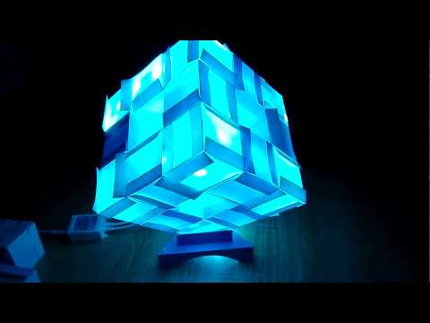 menger sponge night light