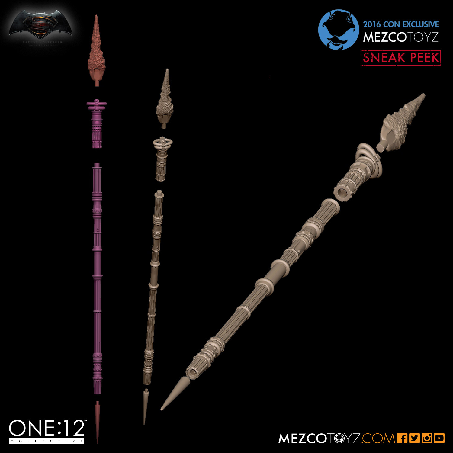 mezco kryptonite spear.jpg