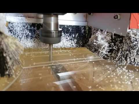 milling the acrylic sword 1