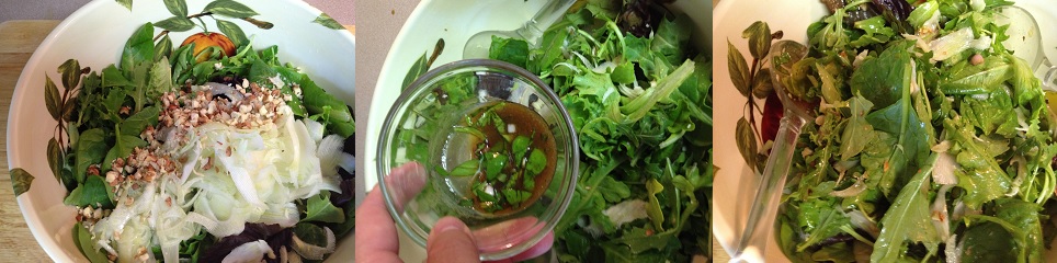 mixing salad, adding vinaigrette.jpg