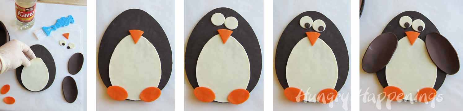 modeling chocolate penguin, fondant, chocolate box, clay .jpg