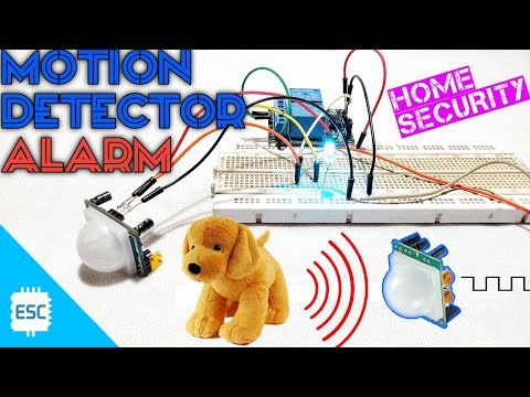 motion detection alarm without microcontroller | DIY