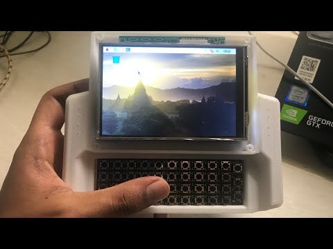 mutantC - A Raspberry pi handheld, Hands on.