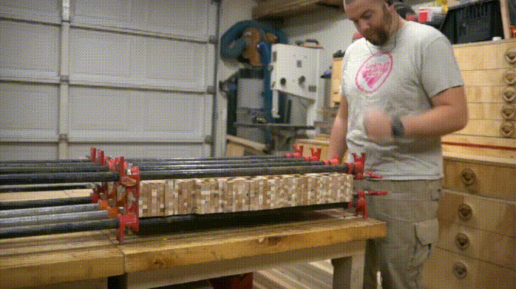 pallet wood end grain coasters 14GIF.gif
