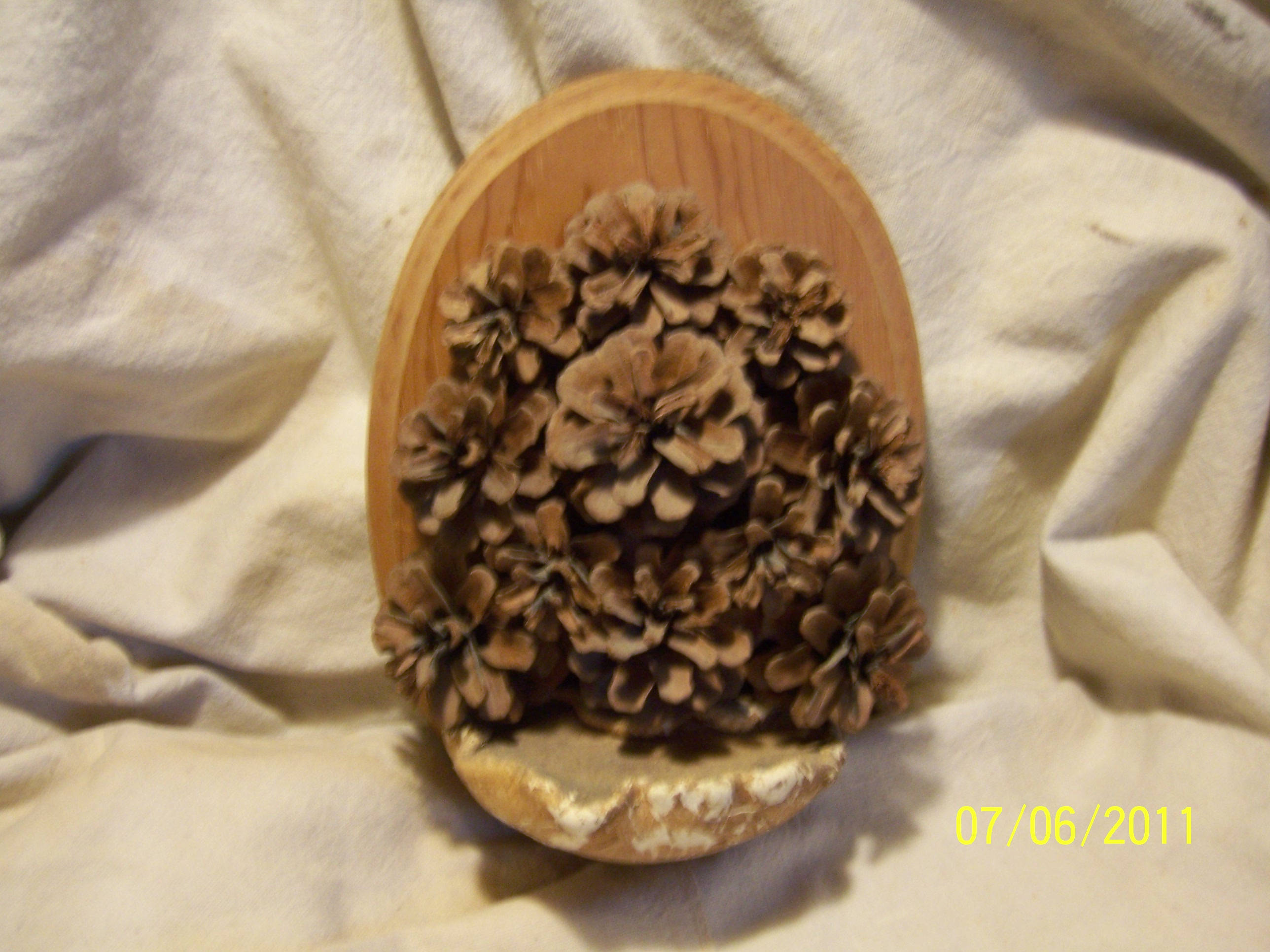 pinecone&amp;shroom plaque.JPG