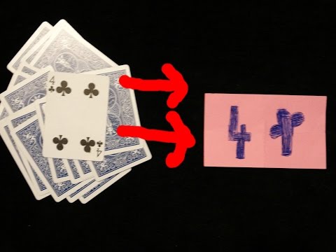 prediction magic trick revealed! how to do crazy magic tricks! #magictutorials