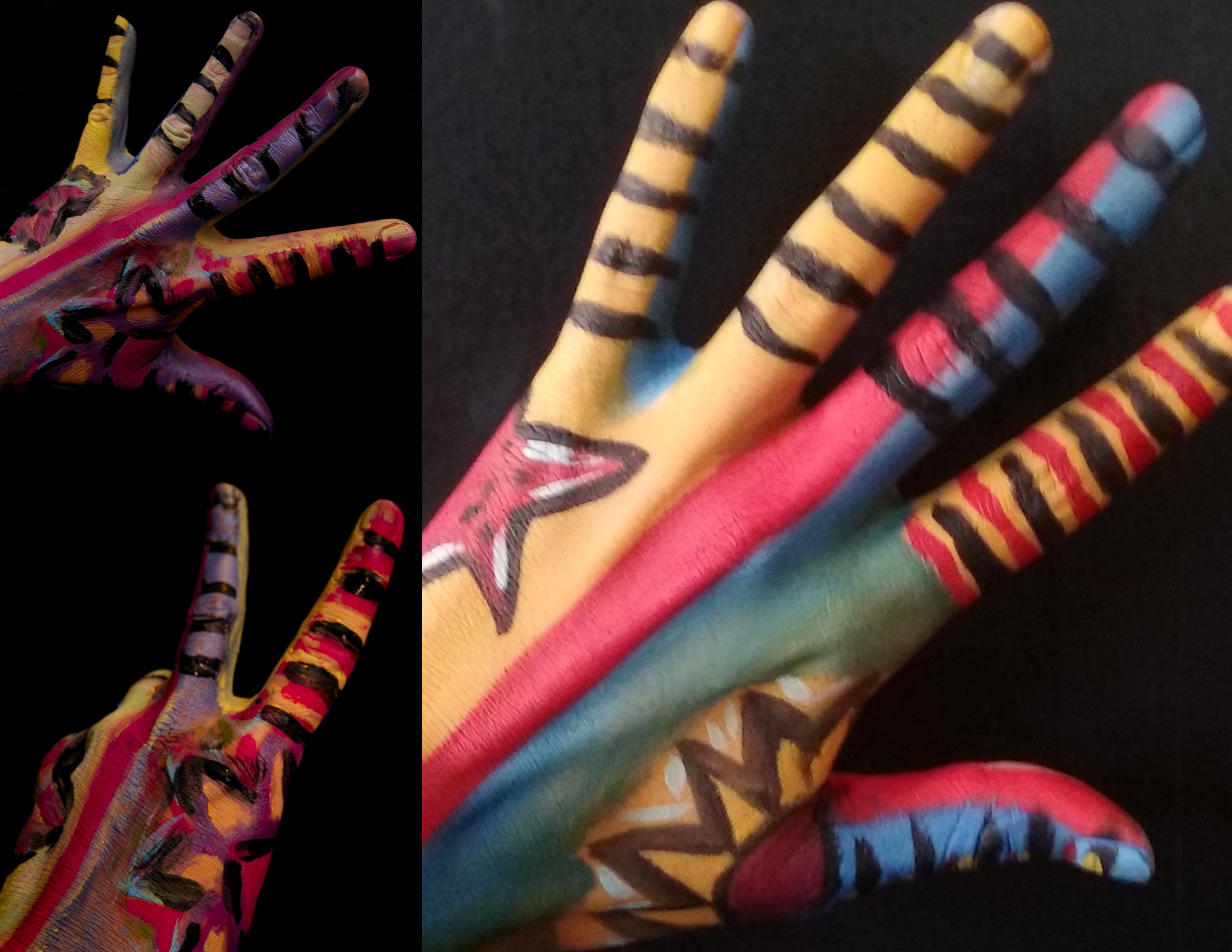 rainbow tribal hand art.jpg