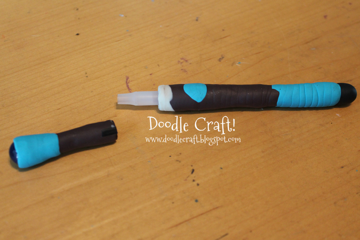 removable ink pens sonic screwdriver polymer clay bake fimo oven for 30 minutes.jpg