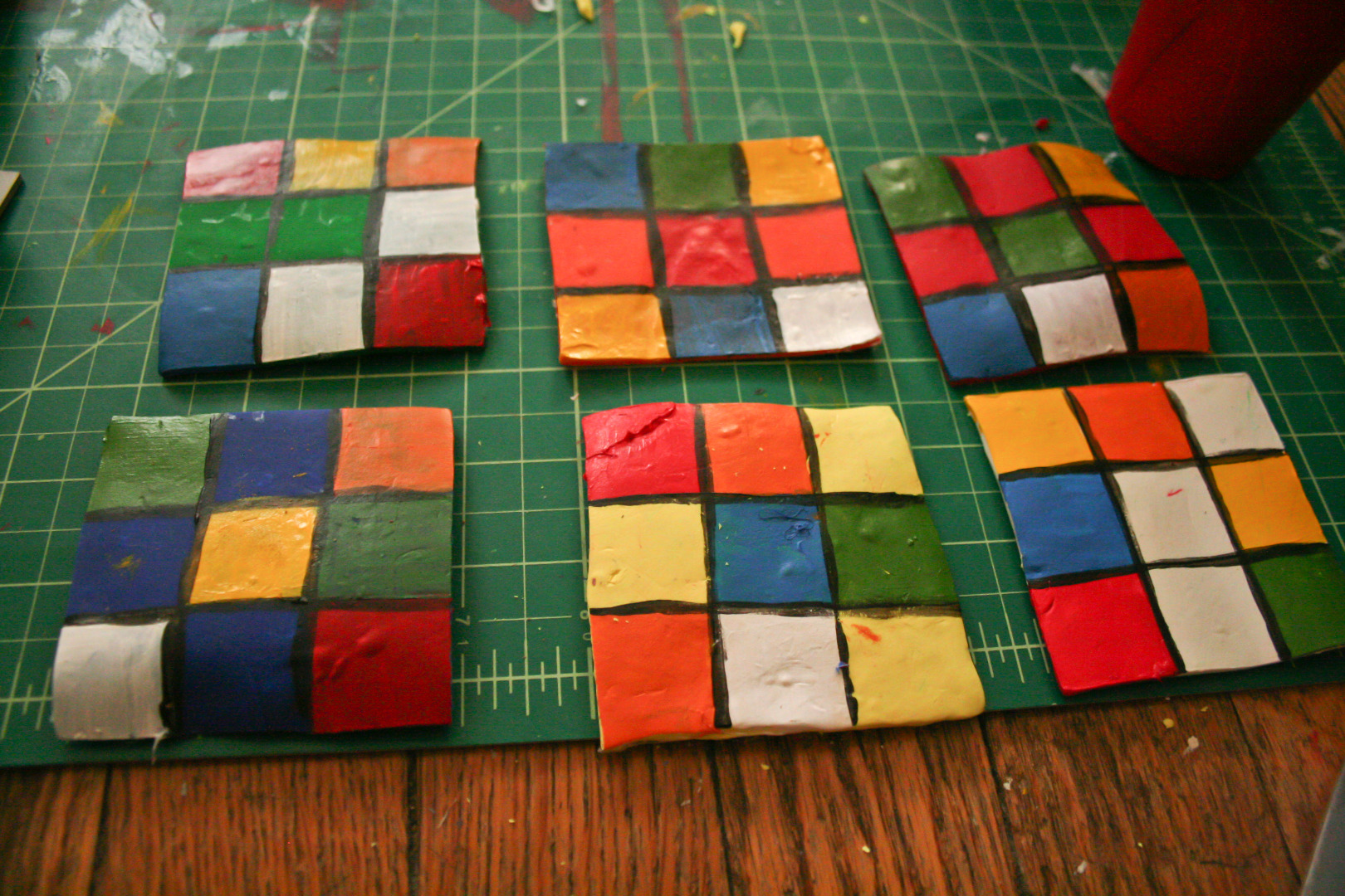 rubix cube coasters paint.jpg